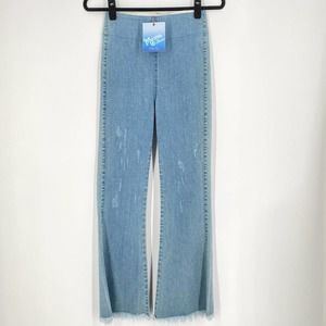 NEW Show Me Your Mumu Blue Pull On Legging Jeans